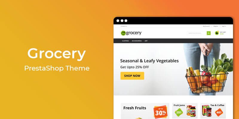 Grocery - Premium Grocery Store Prestashop Theme