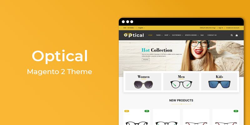 Optical - Responsive  Magento 2 Theme