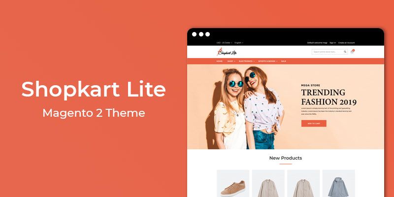 Shopkart Lite - Free Multipurpose Responsive Magento 2 Theme