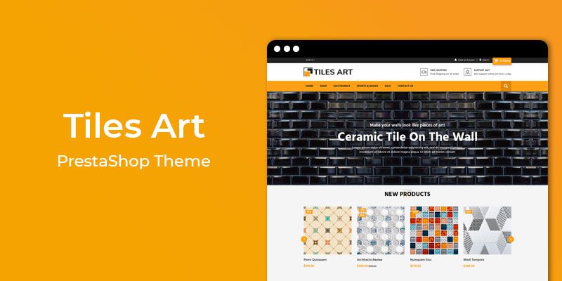 Tiles Art - Online Tiles Responsive Prestashop Theme
