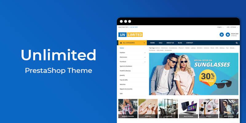 Unlimited - Responsive Marketplace Prestashop Theme