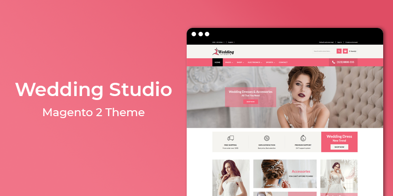 Wedding Studio - MultiPurpose Responsive Magento 2 Theme