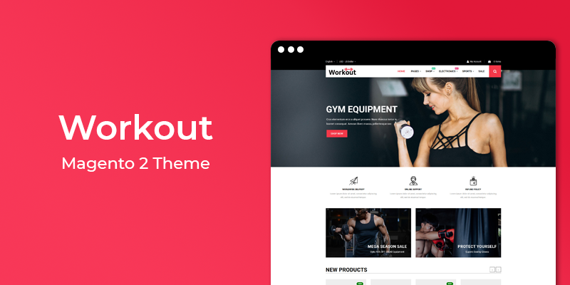 Workout - Gym & Sport Magento 2 Theme