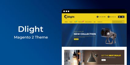 Dlight - Responsive Electronics Magento 2 Theme