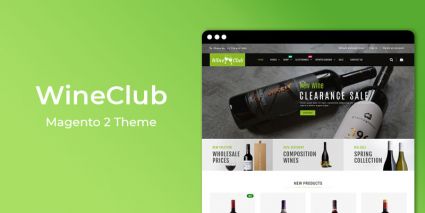 WineClub - Wine Shop Responsive Magento 2 Theme