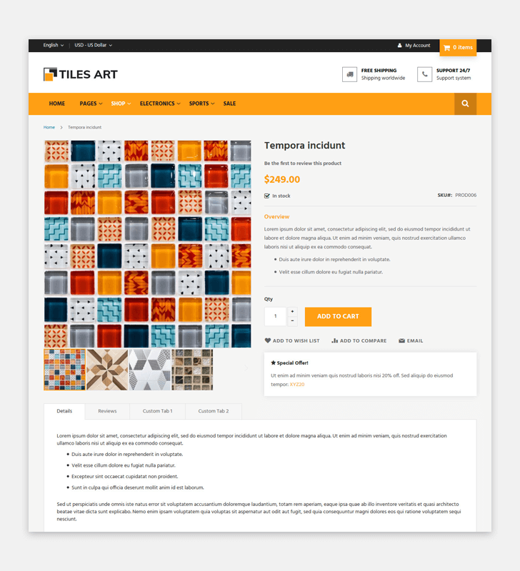 Product Page