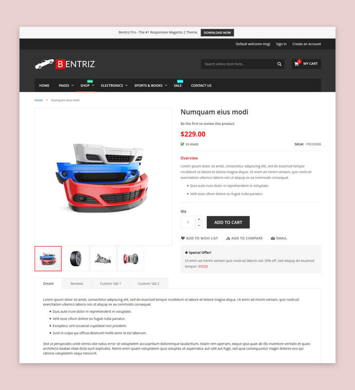 Product Page
