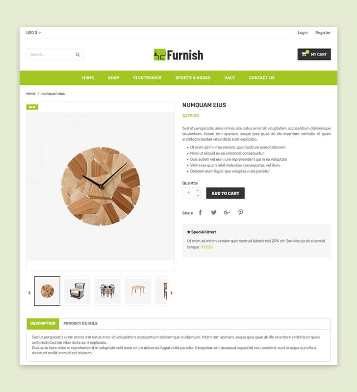 Product Page