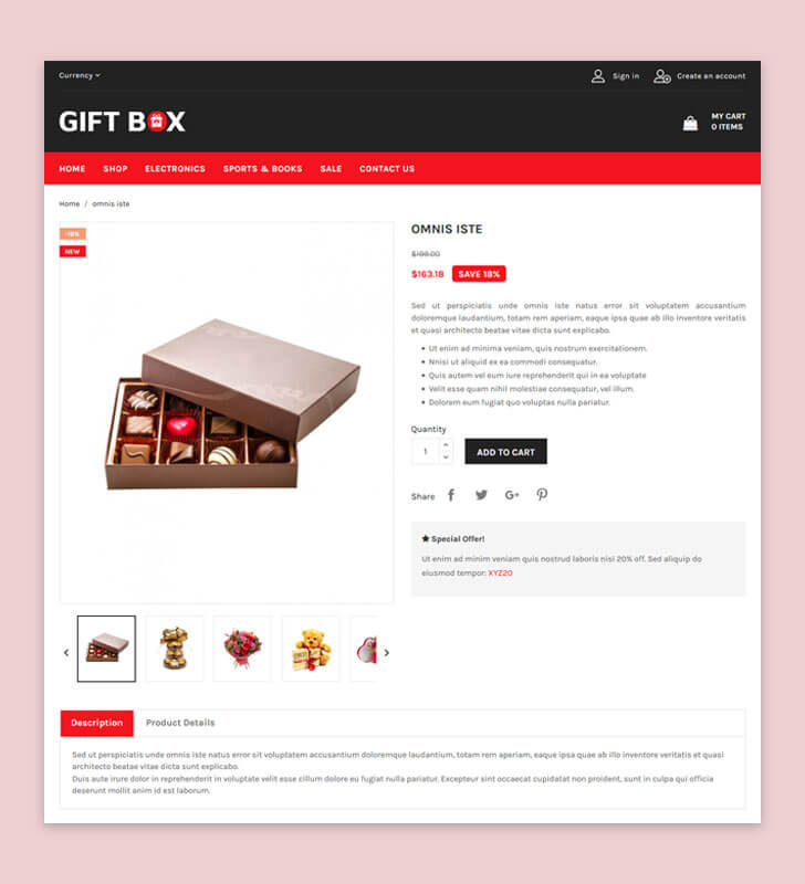 Product Page