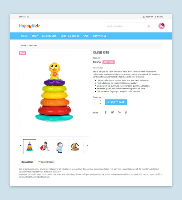 Product Page