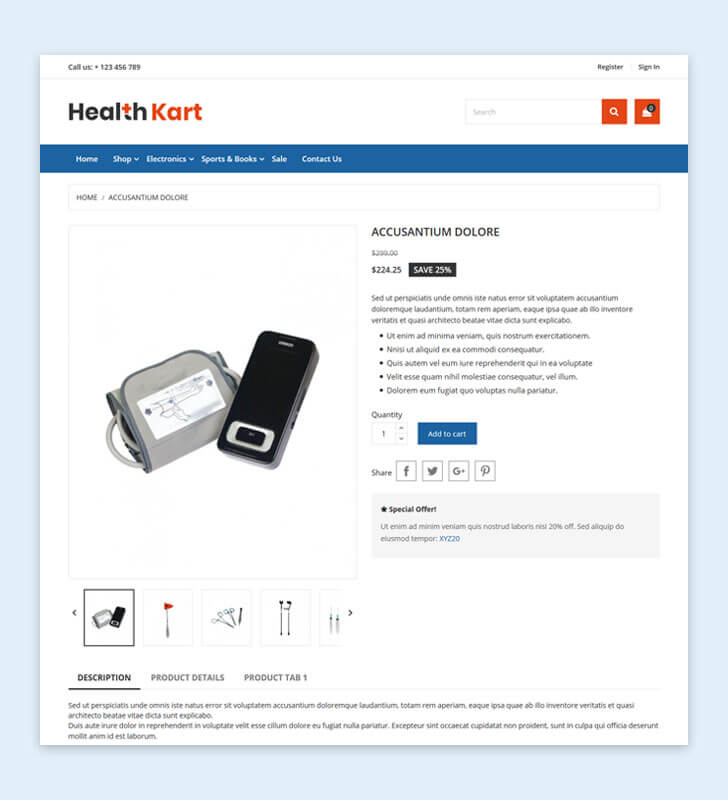 Product Page
