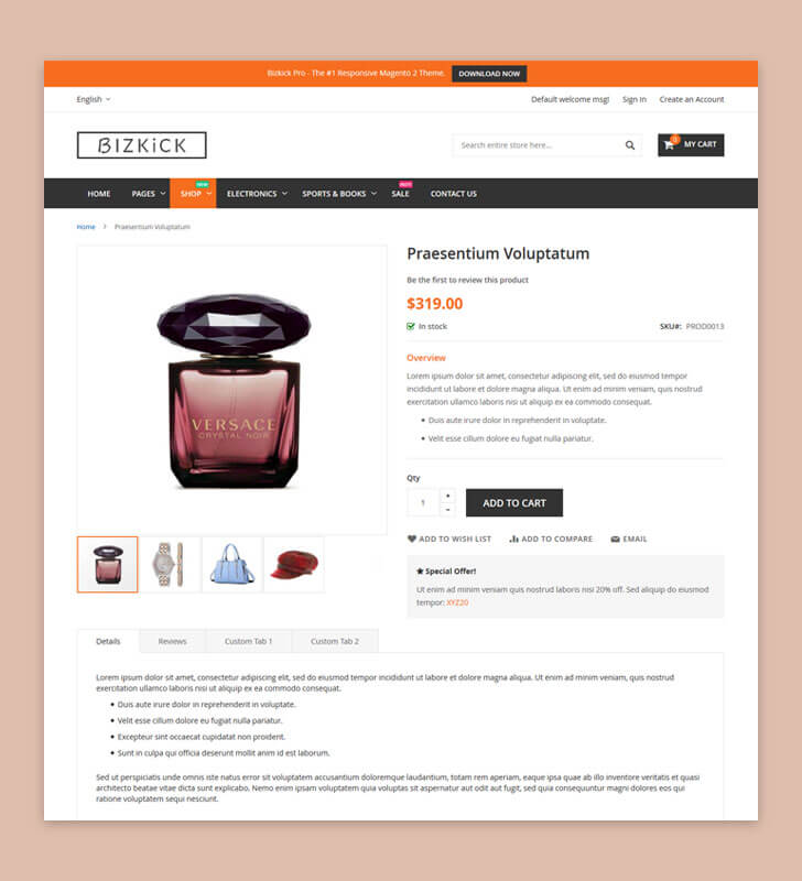 Product Page