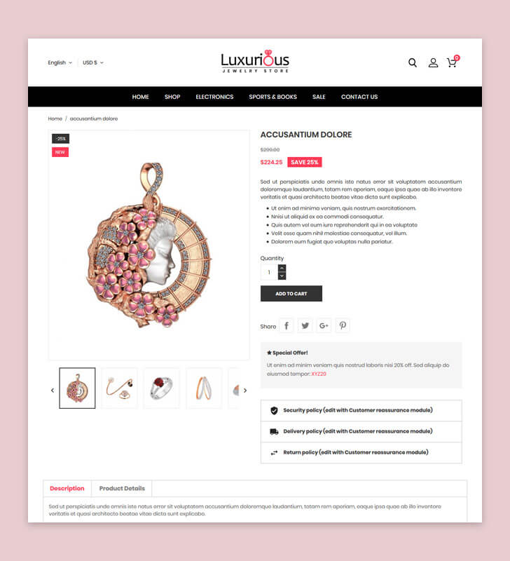 Product Page