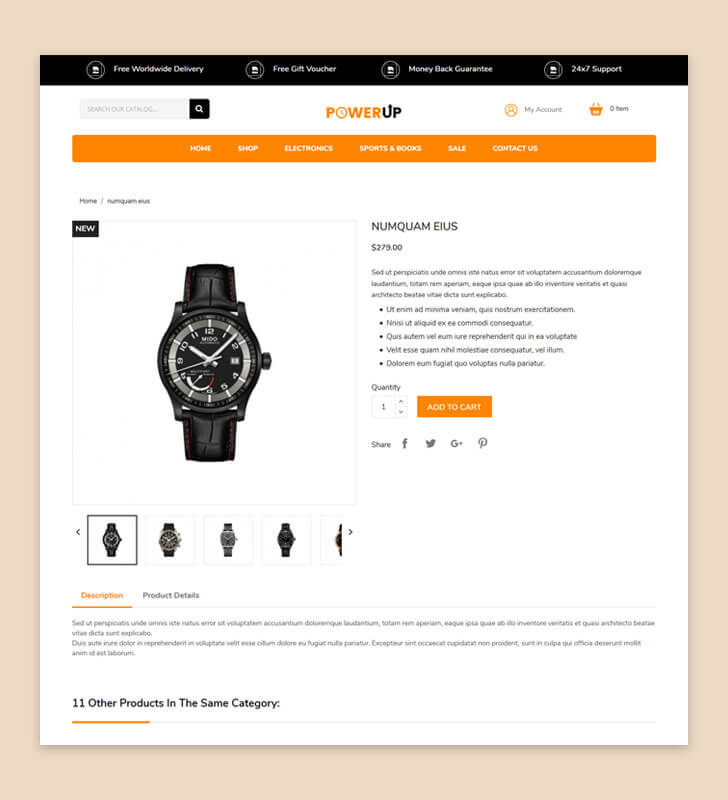 Product Page