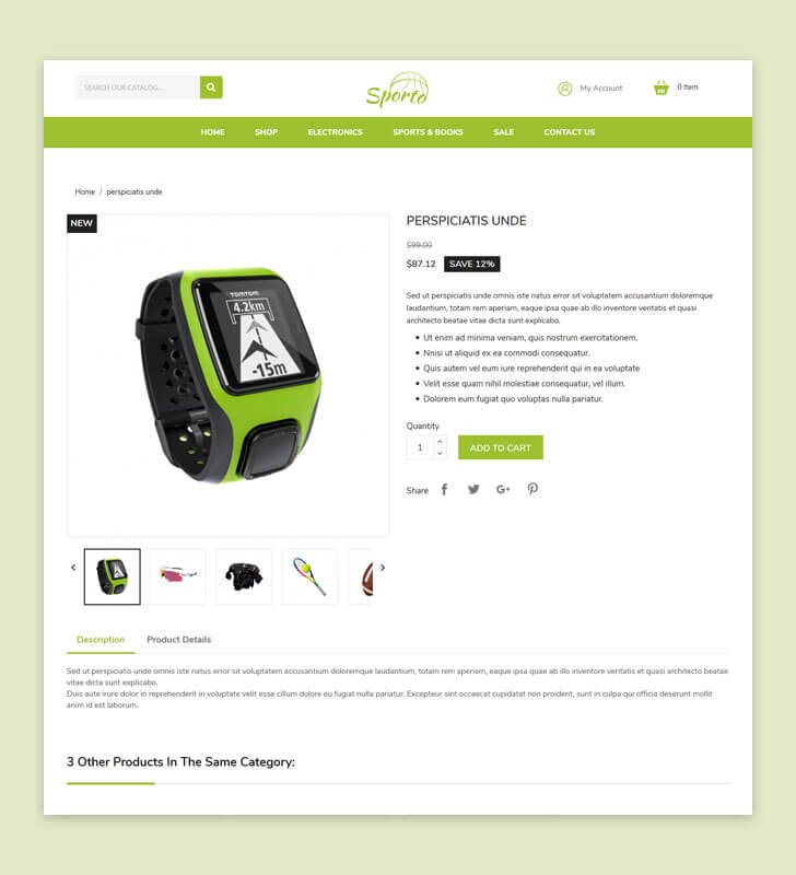 Product Page