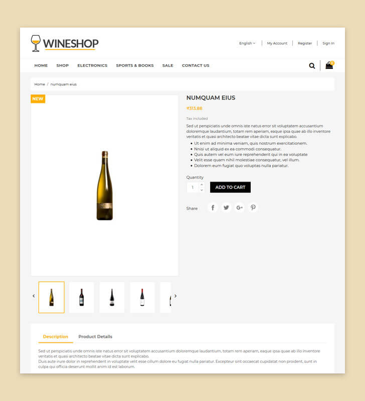 Product Page