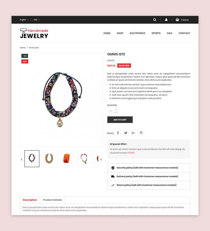 Product Page