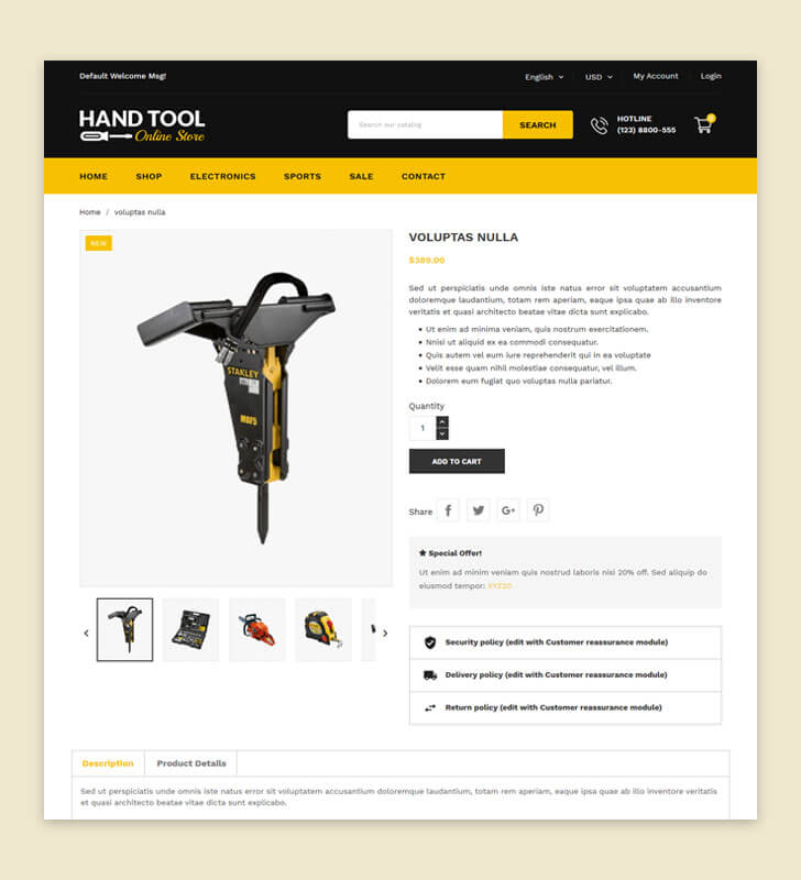 Product Page