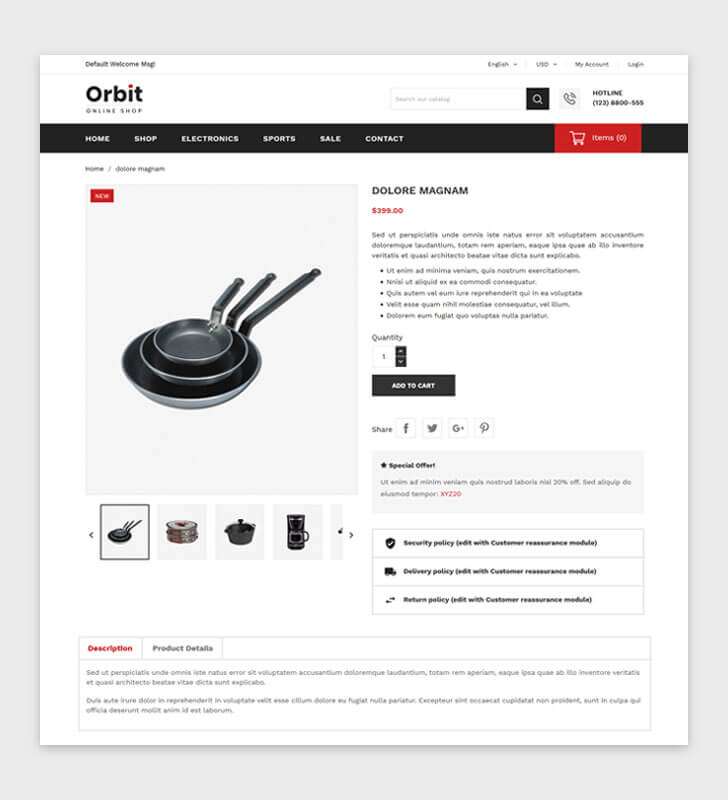 Product Page