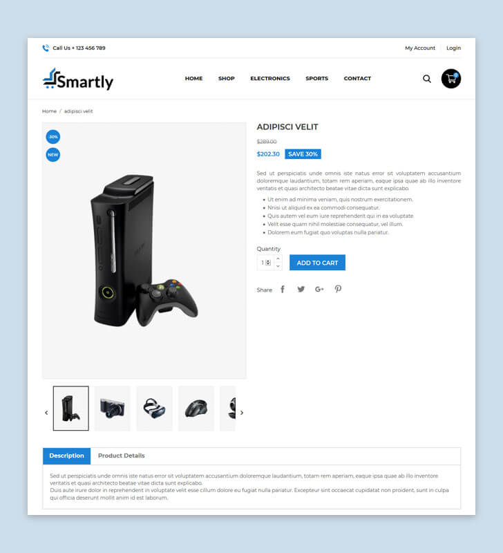 Product Page