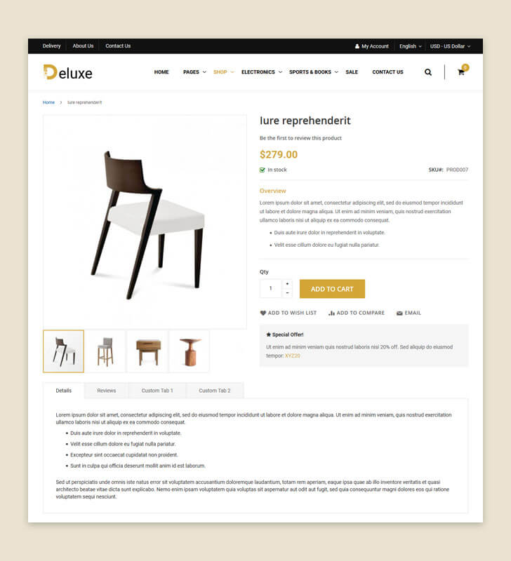 Product Page