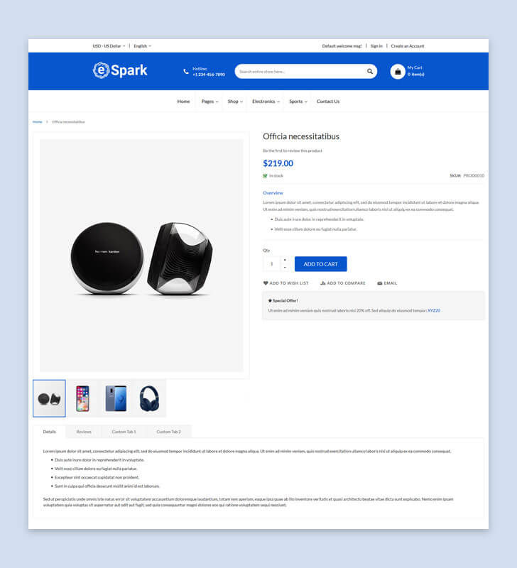 Product Page