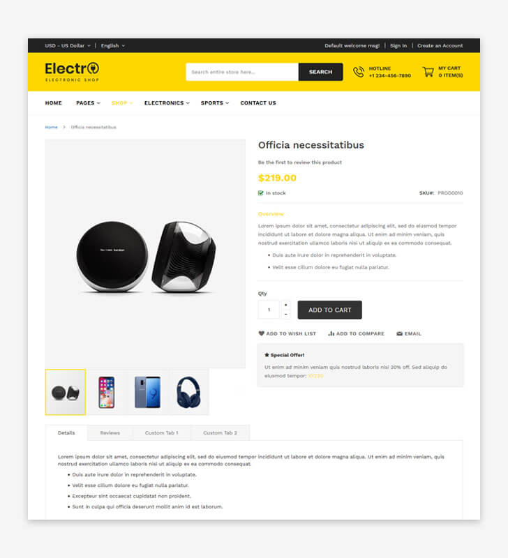 Product Page