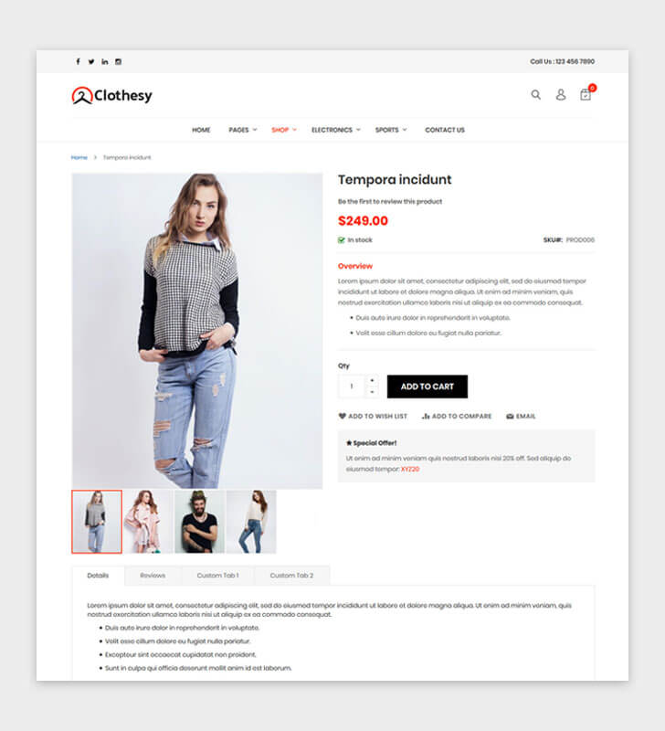 Product Page