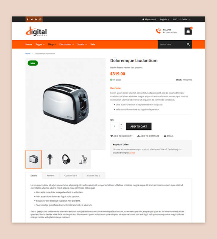 Product Page