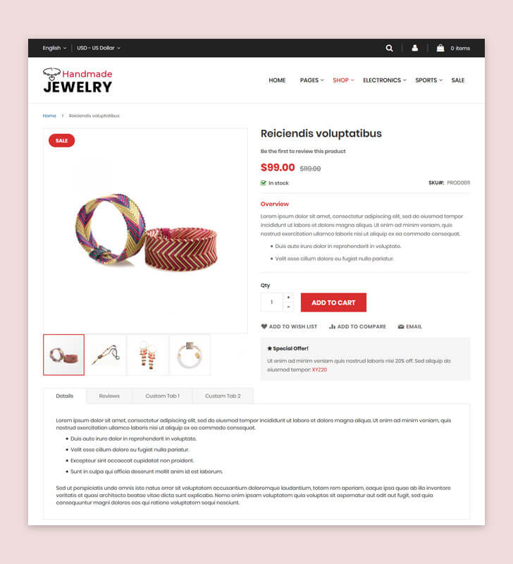 Product Page