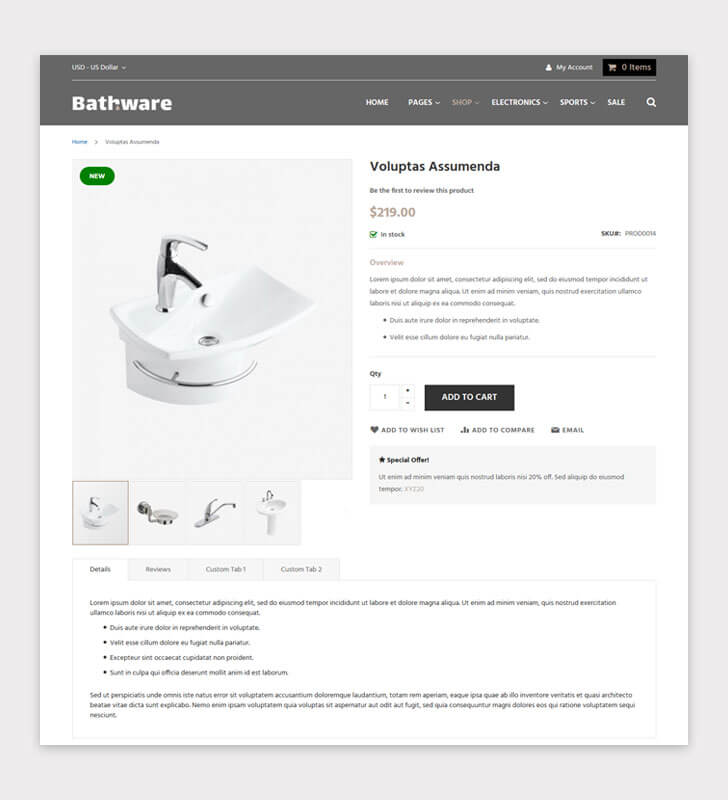 Product Page
