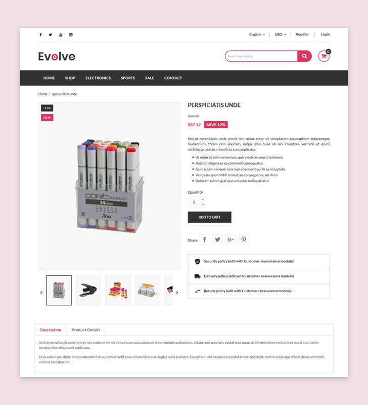 Product Page