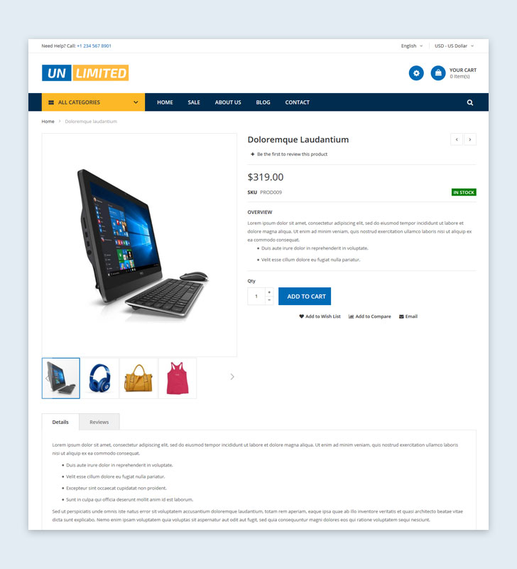 Product Page