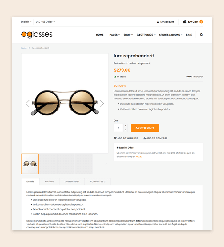 Product Page