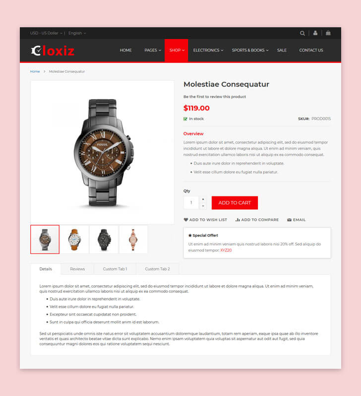 Product Page