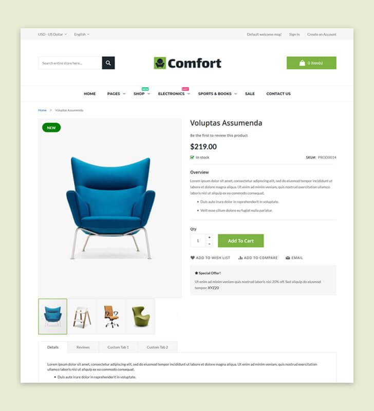 Product Page
