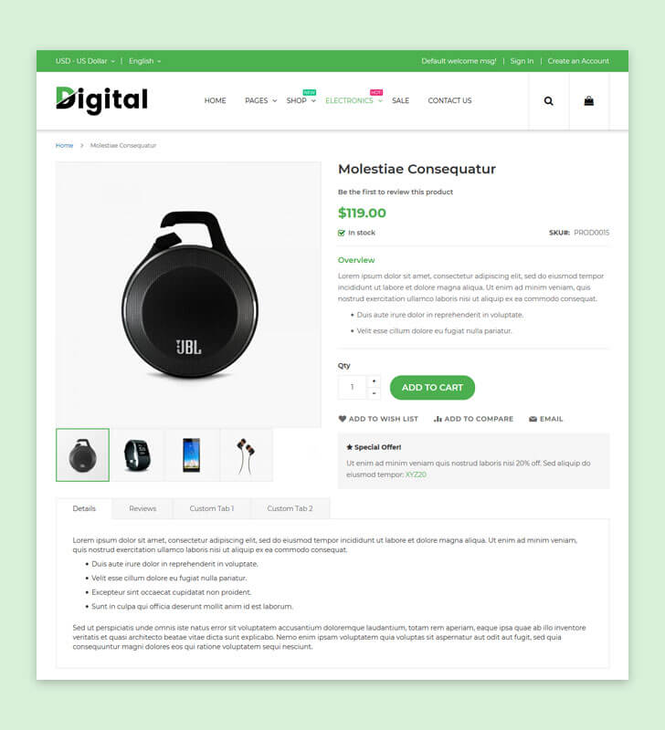 Product Page