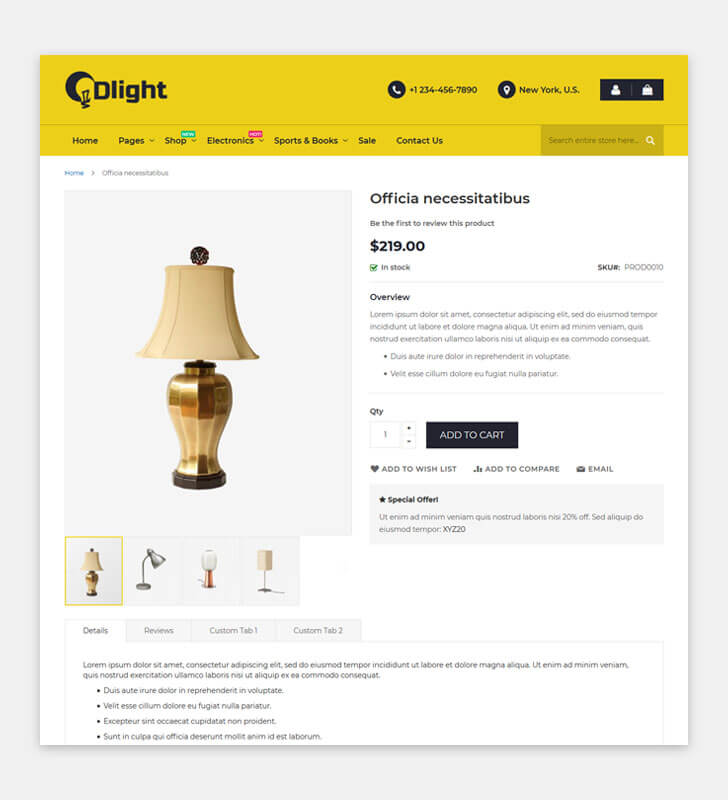 Product Page