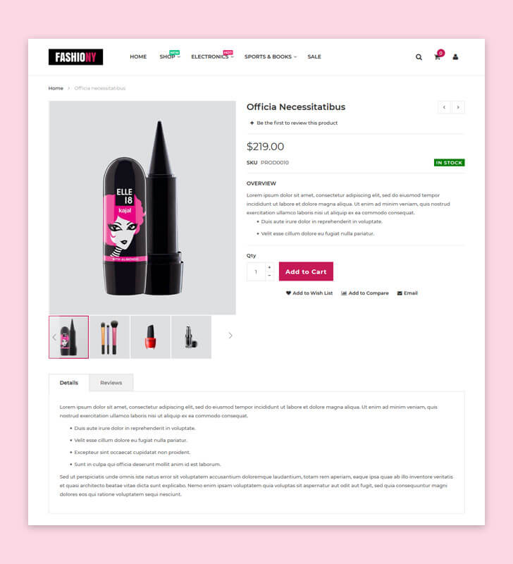 Product Page