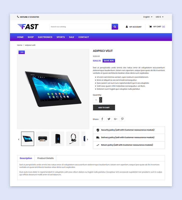 Product Page