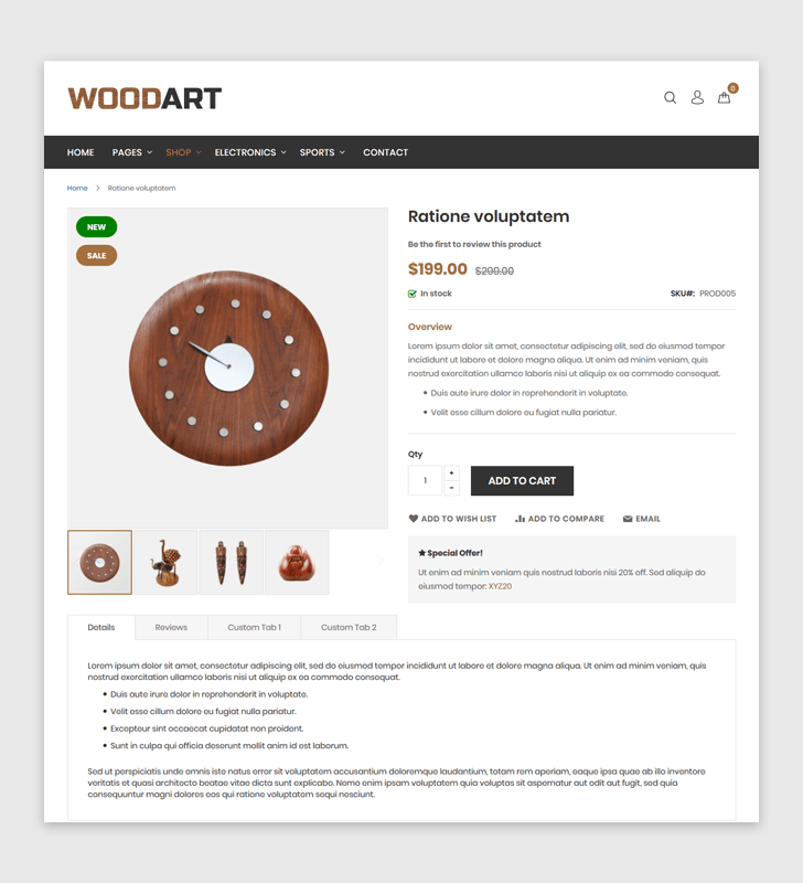 Product Page