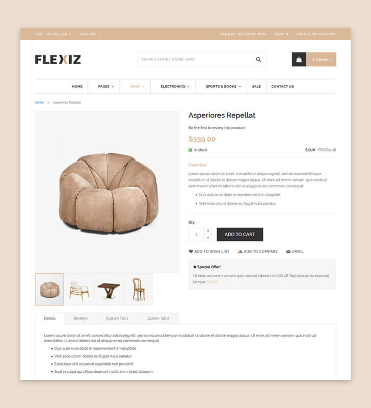 Product Page