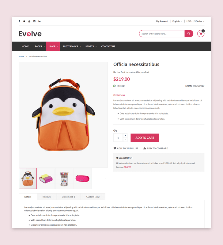 Product Page