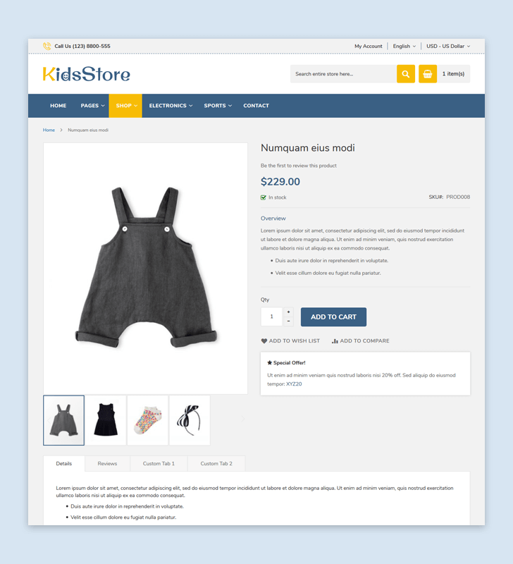 Product Page
