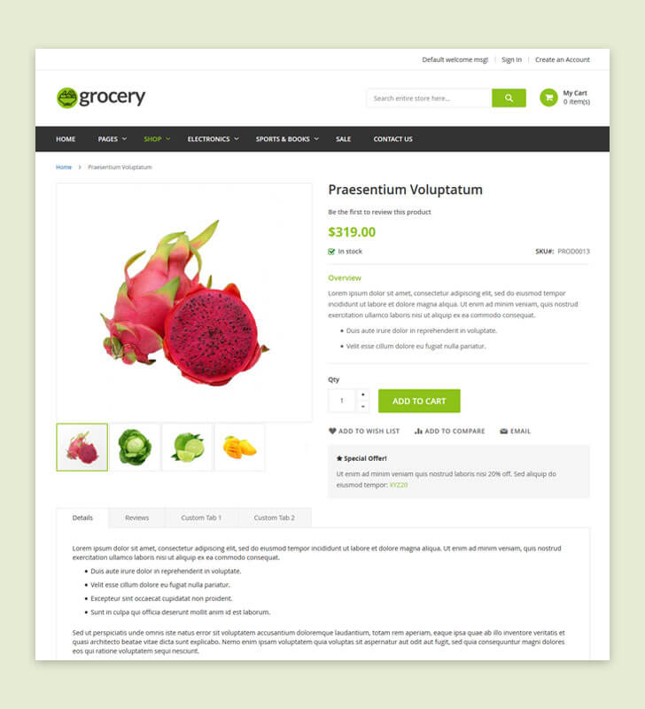 Product Page