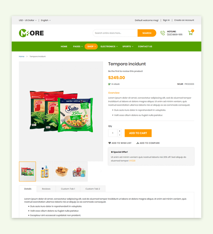 Product Page
