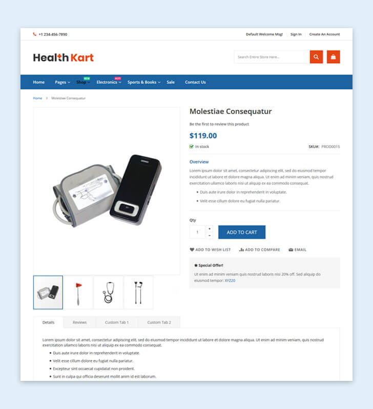 Product Page