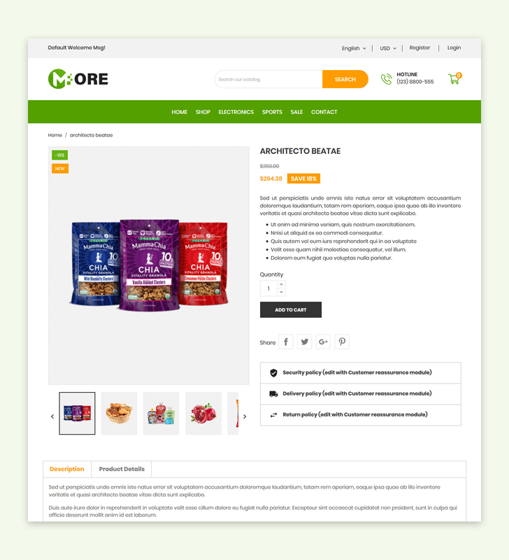 Product Page