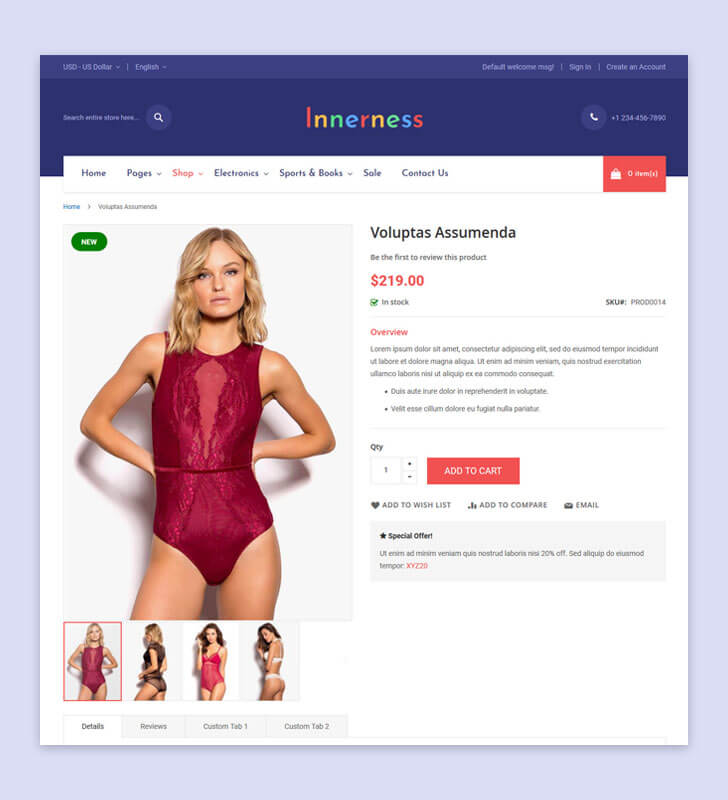 Product Page