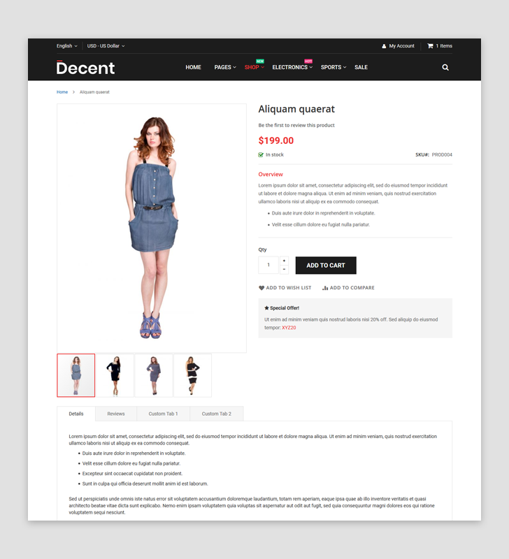 Product Page